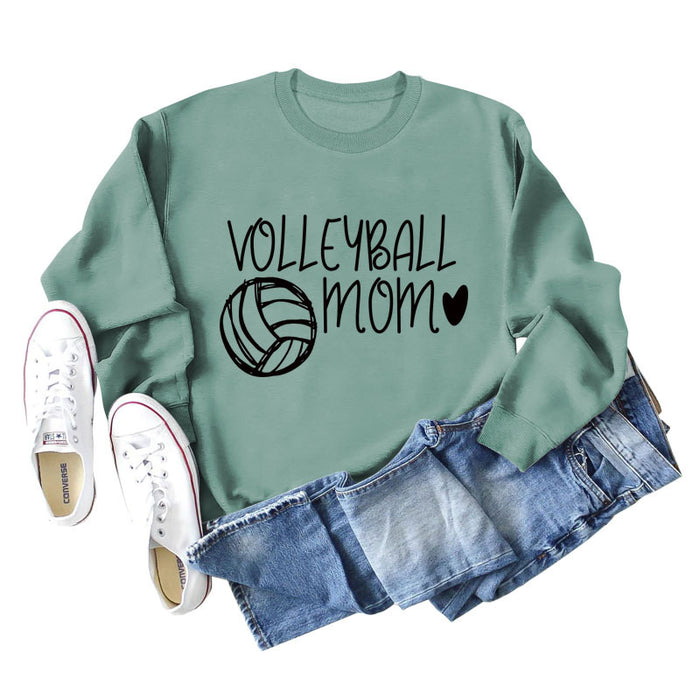Light green sweater (black font) / S