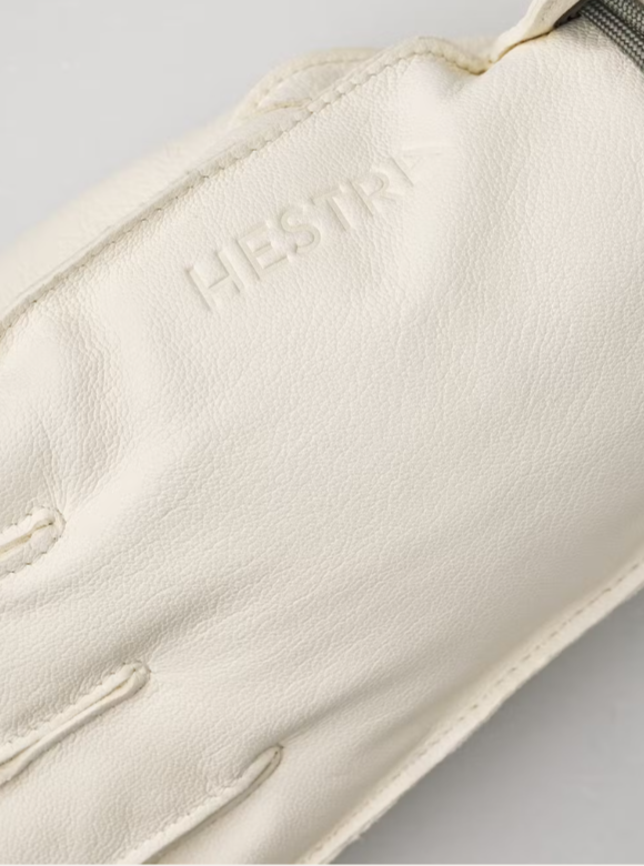 Wakayama Leather Glove - Almond White