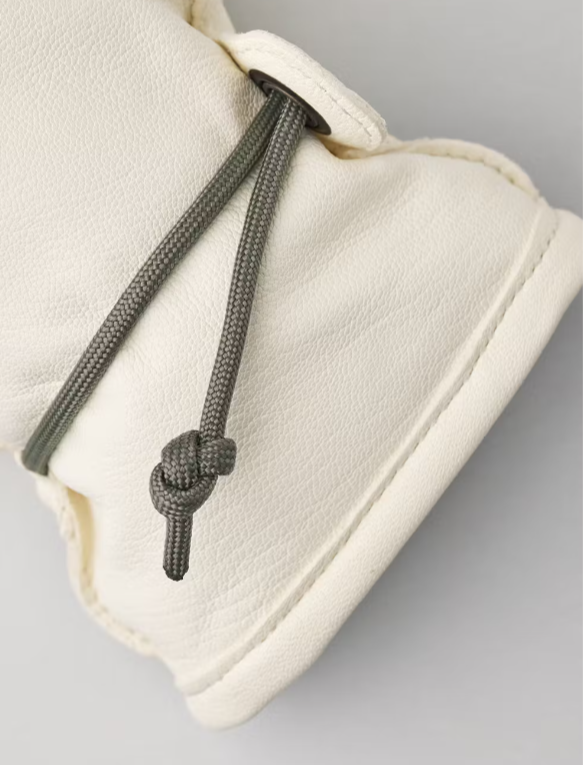Wakayama Leather Glove - Almond White