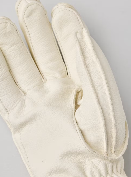 Wakayama Leather Glove - Almond White