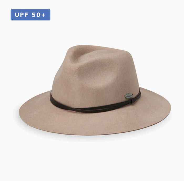 WALLAROO PETITE ASPEN 3/4 BRIM 100% WOOL FELT HAT