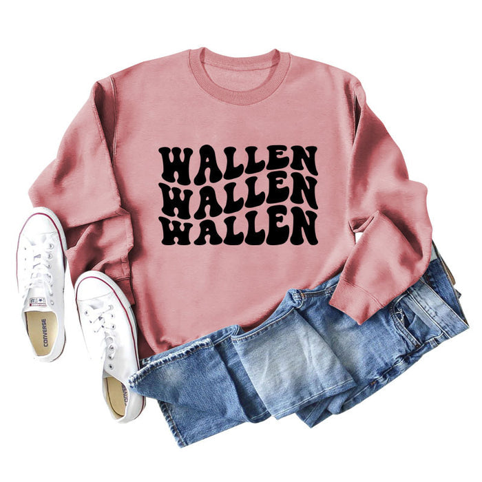 Rose gold sweater (black font) / S