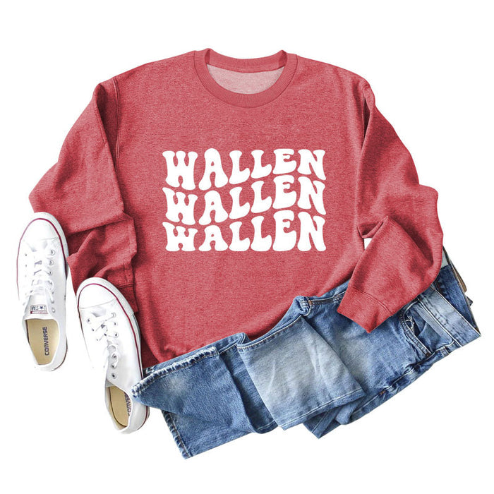Red sweater (white font) / S