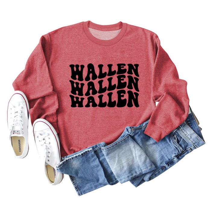 Red sweater (black font) / S