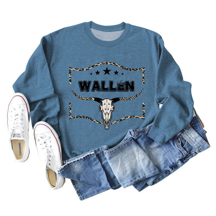 Blue sweater (black color picture) / S