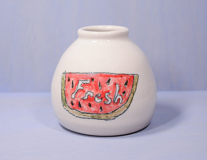 Watermelon Stand Moon Vase