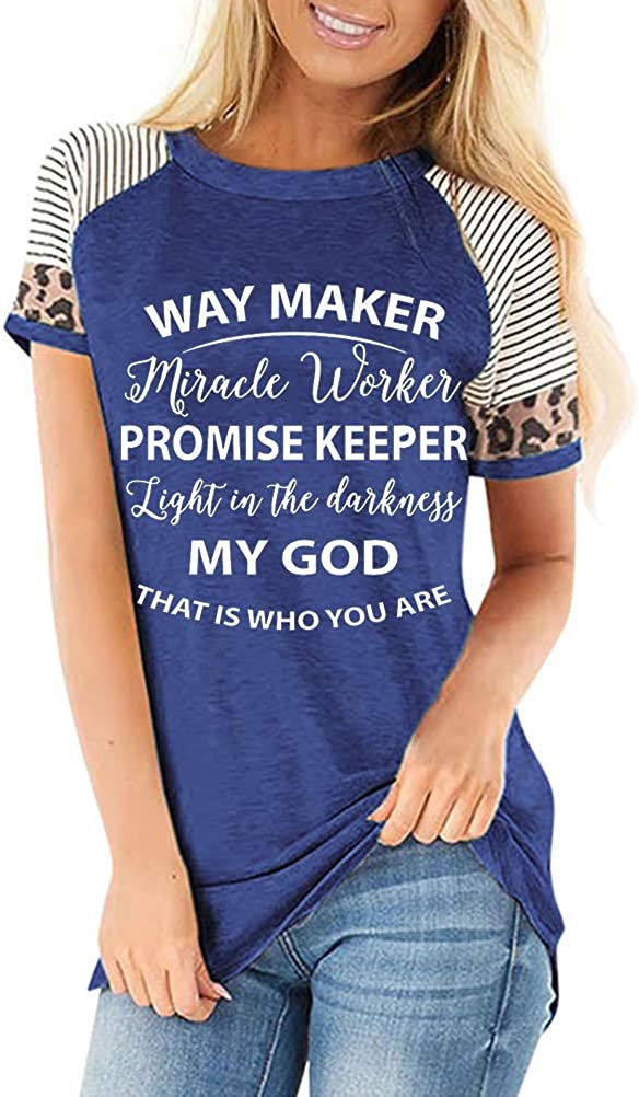 Way Maker Miracle Worker Promise Keeper Light in The Darkness My God This is Who You are T-Shirt