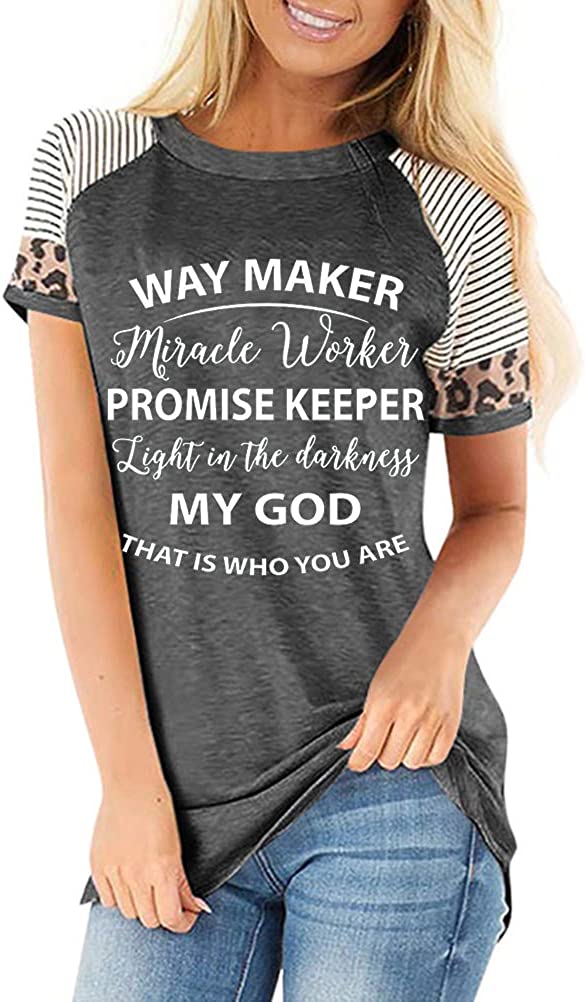 Way Maker Miracle Worker Promise Keeper Light in The Darkness My God This is Who You are T-Shirt