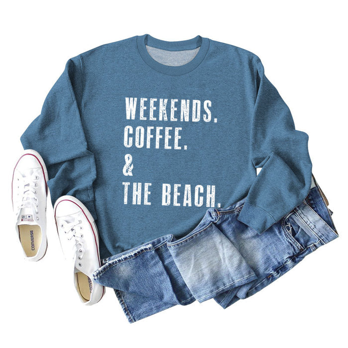 Blue sweater (white color picture) / S