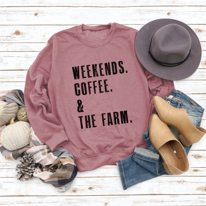 Rose gold sweater (black word color picture) / S