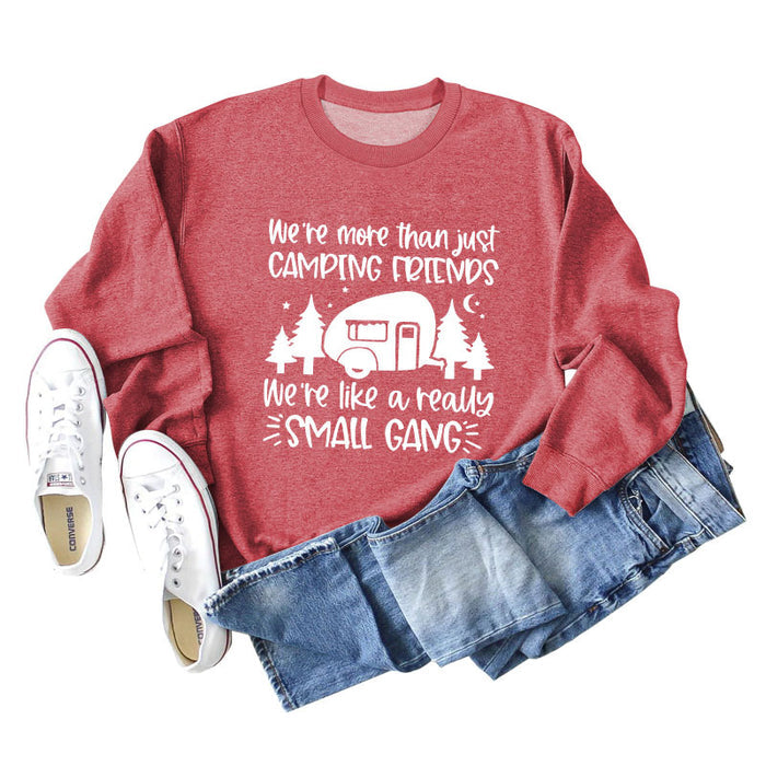 Red hoodie (white font) / S