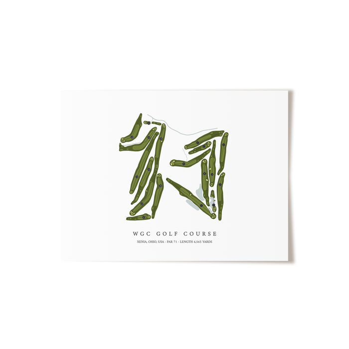 WGC Golf Course | Golf Course Print | Unframed