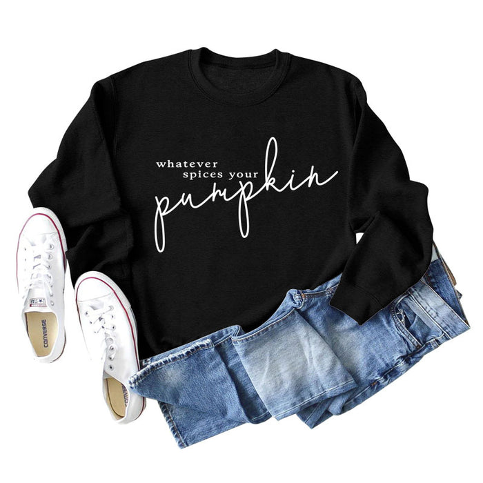 Whatever Spices Your Pumpkin Womens Sweater