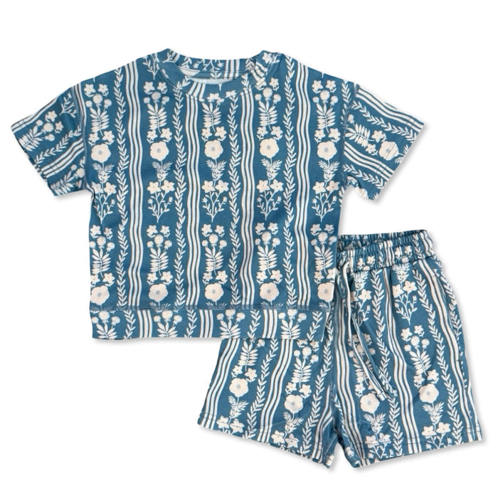 Whimsy Blue CALM CLOUD Short Set