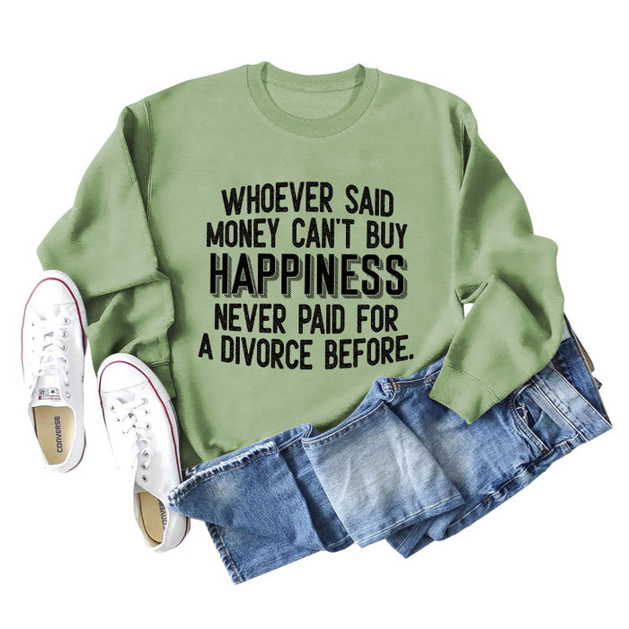 Olive green sweater (black word color picture) / S