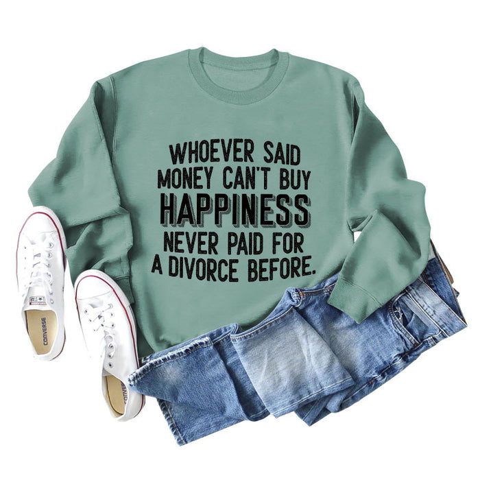 Light green sweater (black word color picture) / S