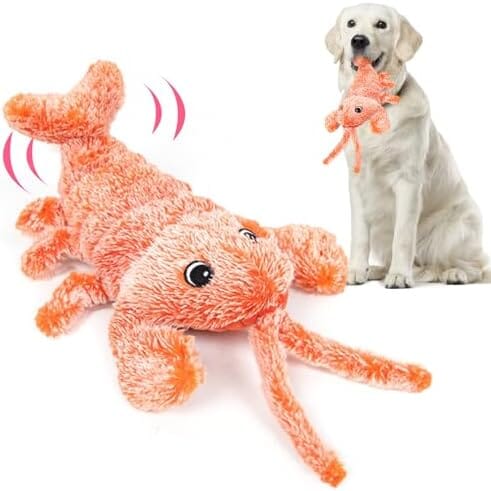 Wiggly Lobster Dog Toy for Boredom Toys Pet Clever