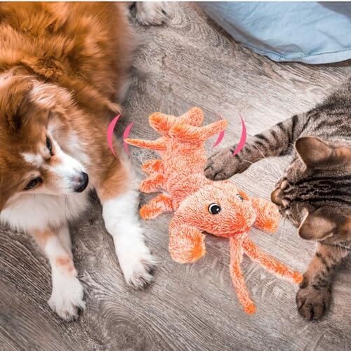 Wiggly Lobster Dog Toy for Boredom Toys Pet Clever