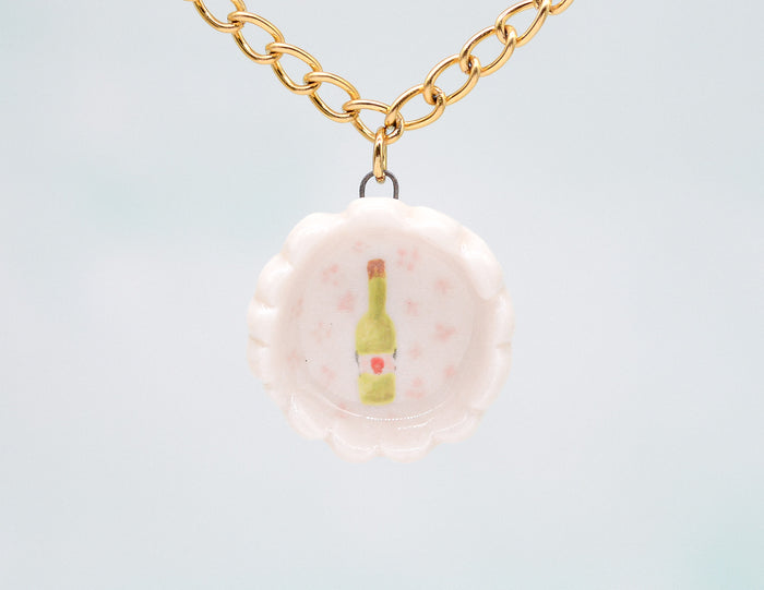 Wine Bottle Necklace