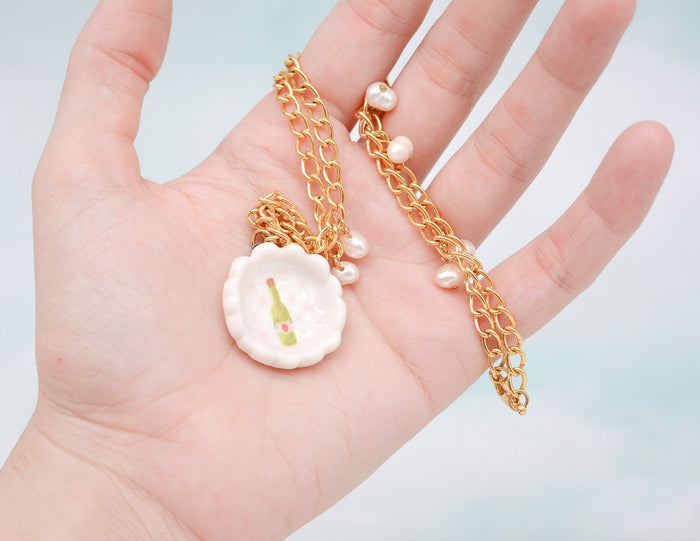 Wine Bottle Necklace