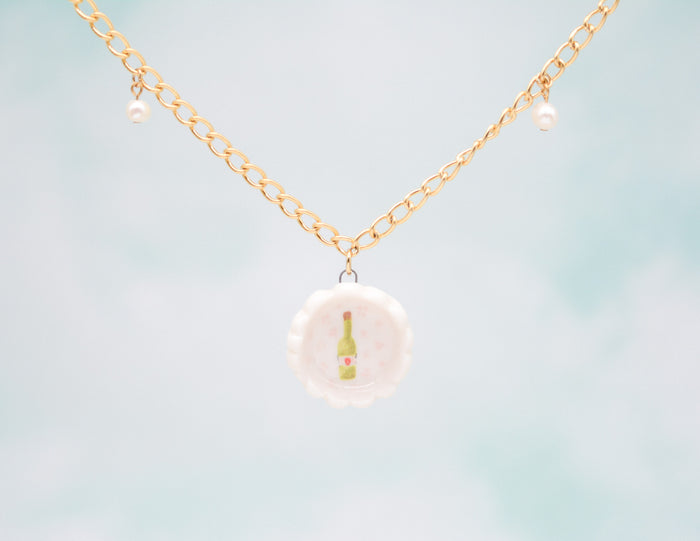 Wine Bottle Necklace
