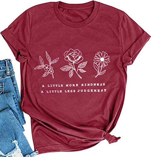 Women A Little More Kindness A Little Less Judgement T-Shirt