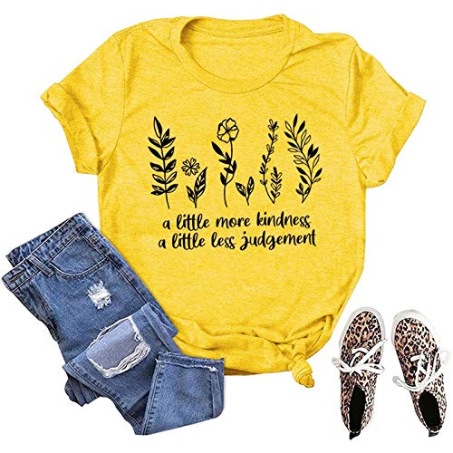 Women A Little More Kindness A Little Less Judgement T-Shirt