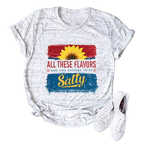 Women All These Flavors and You Want to Be Salty T-Shirt