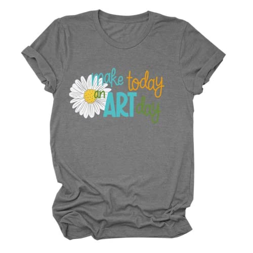 Women Art Shirt Make Today an Art Day T-Shirt