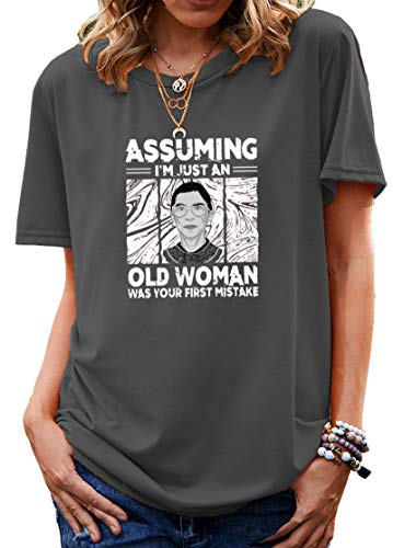 Women Assuming I'm Just an Old Lady is Your First Mistake Vintage T-Shirt