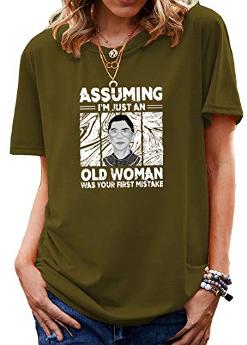 Women Assuming I'm Just an Old Lady is Your First Mistake Vintage T-Shirt