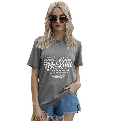 Women Be Kind Languages T-Shirt Kindness Shirt
