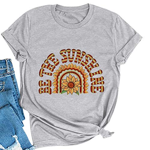 Women Be The Sunshine T-Shirt Sunflower Shirt