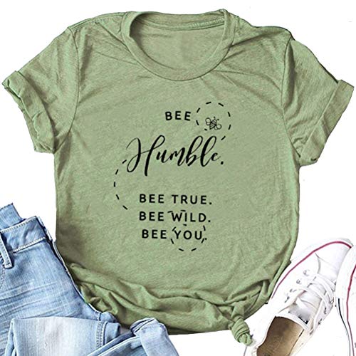 Women Bee Humble Bee True Bee Wild Bee You Shirt