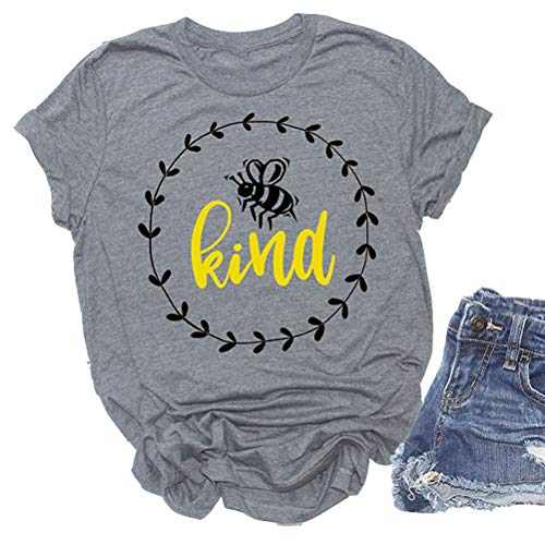 Women Bee Kind T-Shirt Graphic Shirt