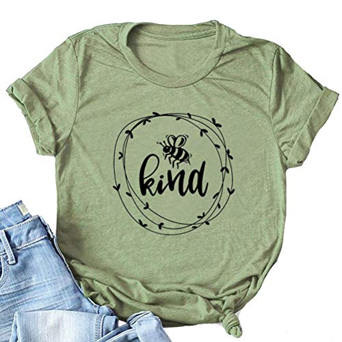 Women Bee Kind T-Shirt Graphic Shirt