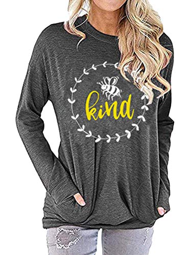 Women Bee Kind T-Shirt Graphic Shirt