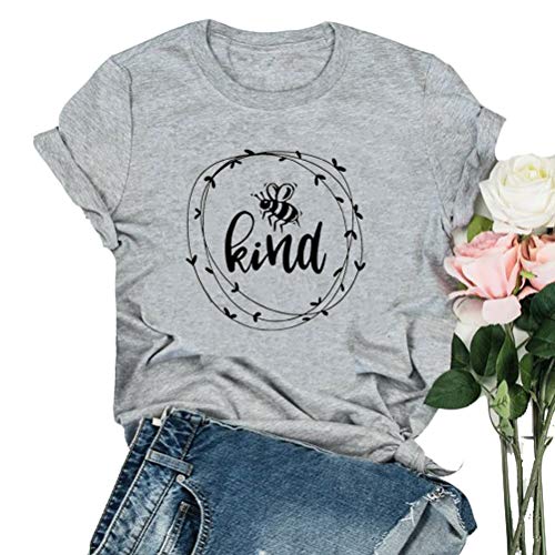 Women Bee Kind T-Shirt Graphic Shirt
