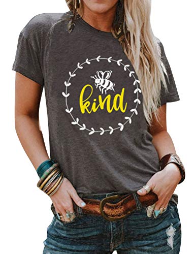 Women Bee Kind T-Shirt Graphic Shirt