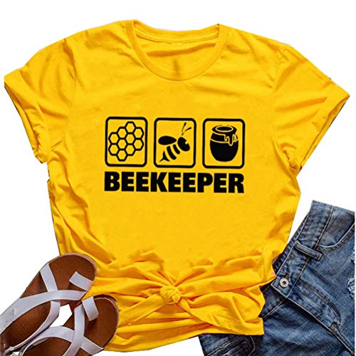 Women Beekeeper T-Shirt Save The Bees Shirt