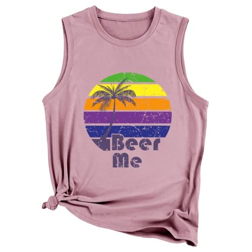 Women Beer Me Tank Tops