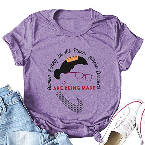 Women Belong in All Places Women Graphic T-Shirt