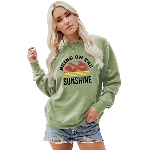 Women Bring On The Sunshine Sweatshirt Women Graphic Shirt Women Top