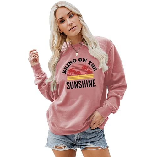 Women Bring On The Sunshine Sweatshirt Women Graphic Shirt Women Top