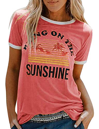 Women Bring On The Sunshine T-Shirt Women Graphic T-Shirt Women Top
