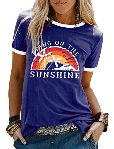 Women Bring On The Sunshine T-Shirt Women Graphic T-Shirt