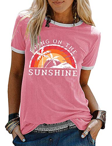 Women Bring On The Sunshine T-Shirt Women Graphic T-Shirt