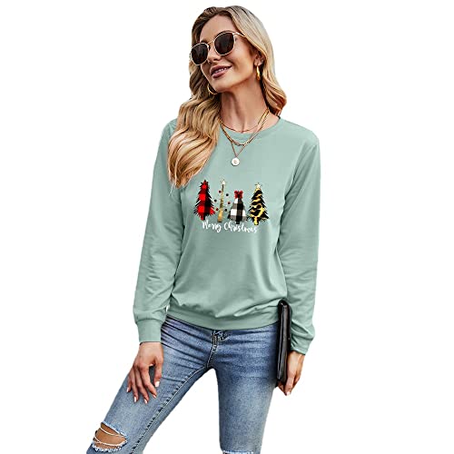 Women Buffalo Plaid Christmas Blouse Merry Christmas Shirt