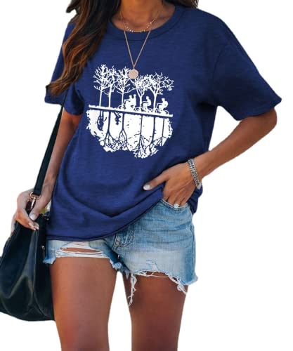 Women Campus T-Shirt Green Years Good Times Tee Tops