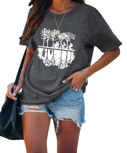 Women Campus T-Shirt Green Years Good Times Tee Tops